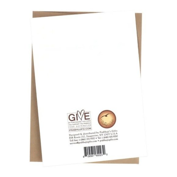 Lakshmi Ma Greeting Card Maha Laxmi India Deva Goddess of Wealth Prosperity Gift - Picture 5 of 5